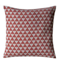 Jacquard Triangles Cushion Blush Accessories Regency Studio 