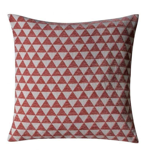 Jacquard Triangles Cushion Blush Accessories Regency Studio 