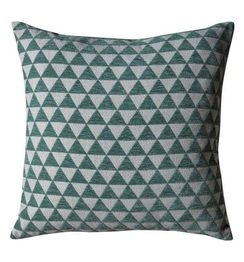 Jacquard Triangles Cushion Mint Accessories Regency Studio 