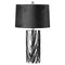 Jaspa Table Lamp With Black Velvet Shade Lighting Hill Interiors 