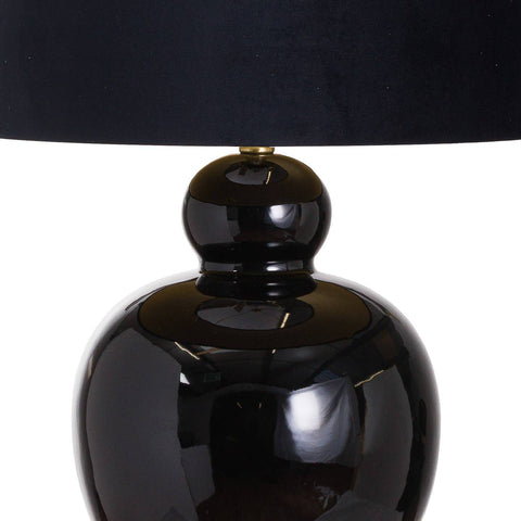 Kalvin Black Table Lamp Lighting Hill Interiors 
