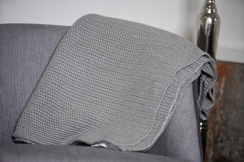 Kayla Throw in Cement Grey by Lene Bjerre Throw Lene Bjerre 