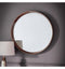 Keaton Round Mirror Walnut Living Regency Studio 