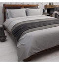 Kintyre Quilt Cover Set Grey Double Sleeping Regency Studio 