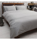 Kintyre Quilt Cover Set Grey Double Sleeping Regency Studio 