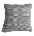 Knitted Fairisle Cushion Grey Accessories Regency Studio 