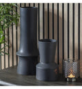 Kofu Vase Dark Grey Accessories Regency Studio 