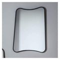 Kurva Black Rectangle Mirror W610 x H810mm Sleeping Regency Studio 
