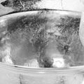 Large Aluminium Stag Champagne Cooler on Stand Dining Hill Interiors 