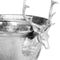 Large Aluminium Stag Champagne Cooler on Stand Dining Hill Interiors 