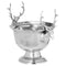 Large Aluminium Stag Champagne Cooler on Stand Dining Hill Interiors 