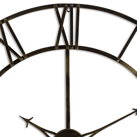 Large Antique Brass Large Skeleton Clock Accessories Hill Interiors 