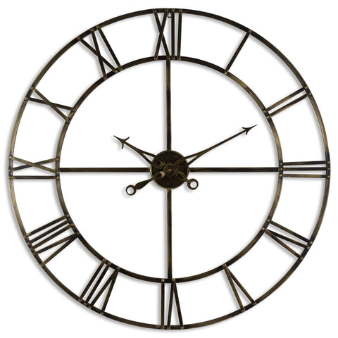 Large Antique Brass Large Skeleton Clock Accessories Hill Interiors 