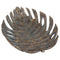 Large Antique Bronze Cheese Plant Leaf Dish Accessories Hill Interiors 