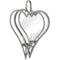 Large Antique Silver Mirrored Heart Candle Holder Accessories Hill Interiors 