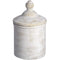 Large Antique White Cannister Accessories Hill Interiors 