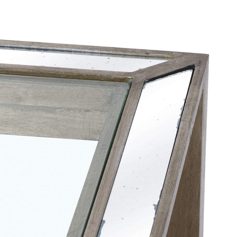 Large Augustus Mirrored Coffee Table Living Hill Interiors 