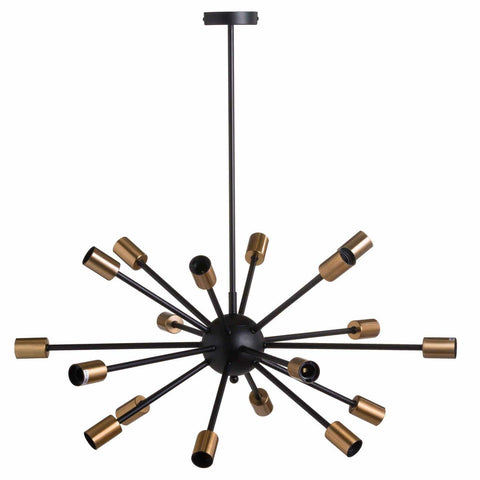 Large Black And Brass Bomb Light Lighting Hill Interiors 