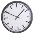 Large Black Station Clock Accessories Hill Interiors 