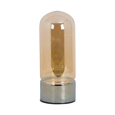 Large Bronze Dome Lantern With Led Micro Lights Accessories Hill Interiors 