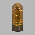 Large Bronze Dome Lantern With Led Micro Lights Accessories Hill Interiors 