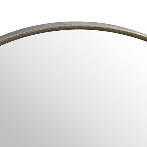 Large Bronze Narrow Edged Wall Mirror Mirrors Hill Interiors 