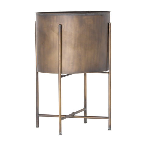 Large Bronze Planter On Frame Accessories Hill Interiors 