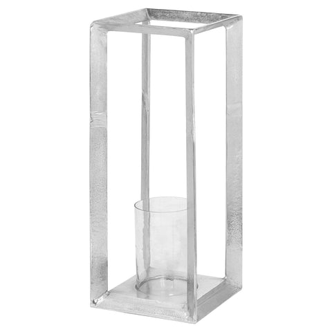 Large Cast Silver Candle Stand Accessories Hill Interiors 