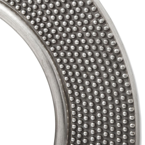 Large Circular Beaded Mirror Mirrors Hill Interiors 