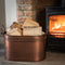 Large Copper Log Bucket Accessories Hill Interiors 