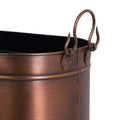Large Copper Log Bucket Accessories Hill Interiors 