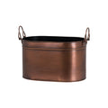 Large Copper Log Bucket Accessories Hill Interiors 