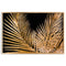 Large Metallic Palm Glass Image In Gold Frame Accessories Hill Interiors 