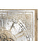 Large Mirrored Square Framed Clock With Moving Mechanism Accessories Hill Interiors 