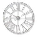 Large Nickel Skeleton Wall Clock Accessories Hill Interiors 