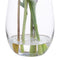 Large Peony Arrangement In Glass Vase Accessories Hill Interiors 