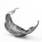 Large Silver Curled Leaf Sculpture Accessories Hill Interiors 