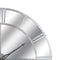 Large Silver Foil Mirrored Wall Clock Accessories Hill Interiors 