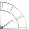 Large Silver Foil Skeleton Wall Clock Accessories Hill Interiors 