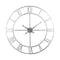 Large Silver Foil Skeleton Wall Clock Accessories Hill Interiors 