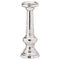 Large Silver Metallic Glass Candle Stand Accessories Hill Interiors 