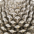 Large Silver Pinecone Candl Holder Accessories Hill Interiors 