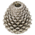 Large Silver Pinecone Candl Holder Accessories Hill Interiors 
