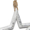 Large Silver Wooden Star Hanging Decoration Accessories Hill Interiors 