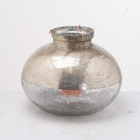 Large Silverlust Bulbus Candle Holder Accessories Hill Interiors 