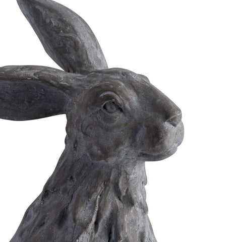 Large Sitting Outdoor Hare Statue Accessories Hill Interiors 