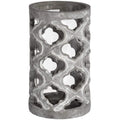 Large Stone Effect Patterned Candle Holder Accessories Hill Interiors 