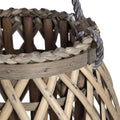 Large Wicker Bulbous Lantern Accessories Hill Interiors 