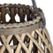 Large Wicker Bulbous Lantern Accessories Hill Interiors 