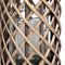 Large Wicker Lantern with Glass Hurricane Accessories Hill Interiors 